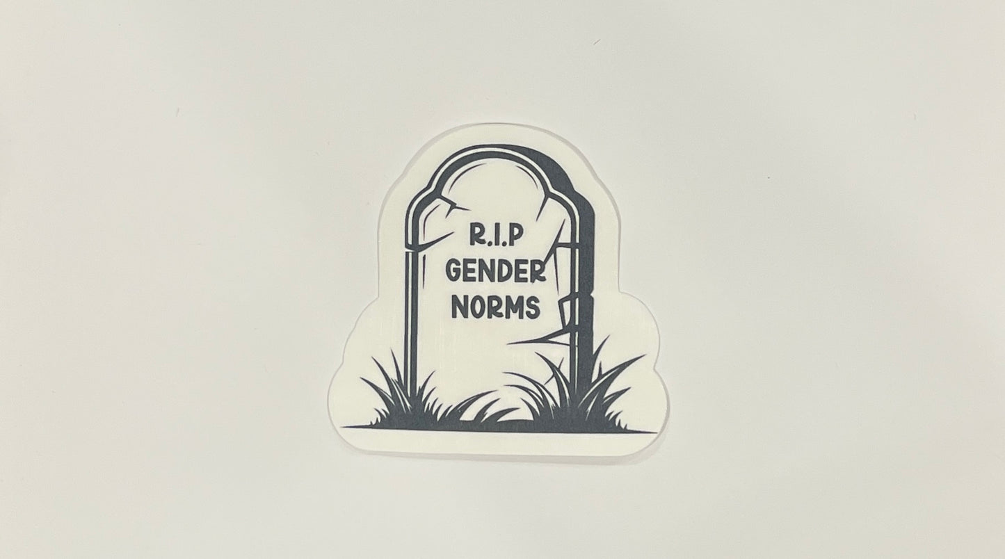 R.I.P Gender Sticker