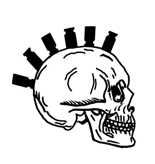 T mohawk Sticker