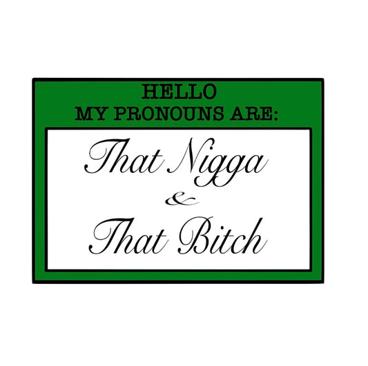 Name Tag Sticker