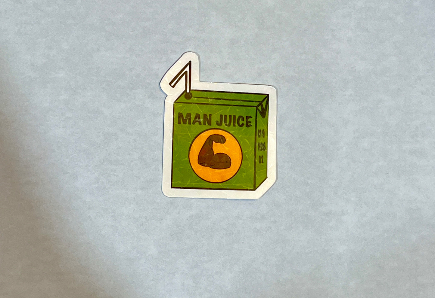 Man Juice Sticker