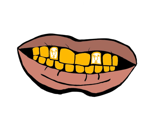 Grillz Stickers