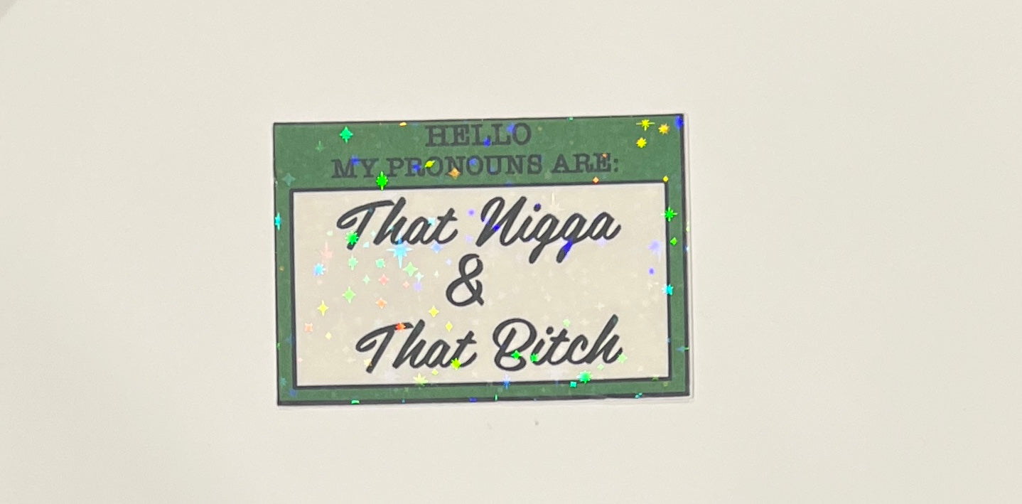 Name Tag Sticker
